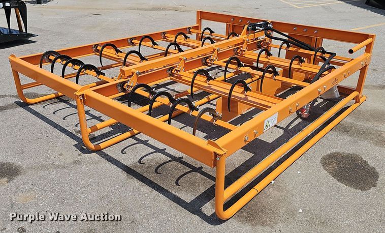 2024 LandHonor HAG-112-24Q skid steer bale accumulator grapple - DR3926