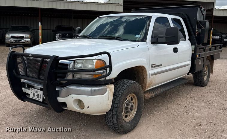 2005 GMC Sierra 2500HD Ext. Cab bale bed pickup truck - ED5751