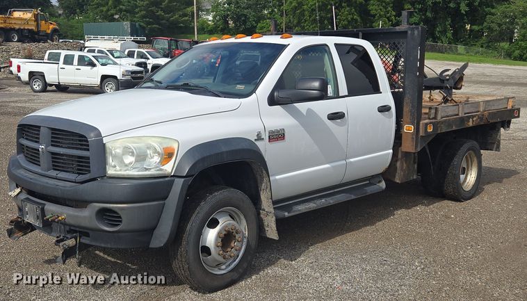2010 Dodge Ram 5500 Crew Cab dump flatbed truck - EF1681