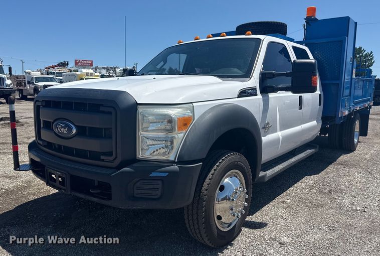 2014 Ford F450 Super Duty  Crew Cab utility / service truck - EG5936