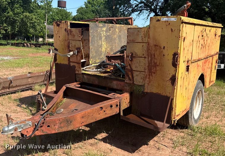 Shop built utility bed trailer - EG8115