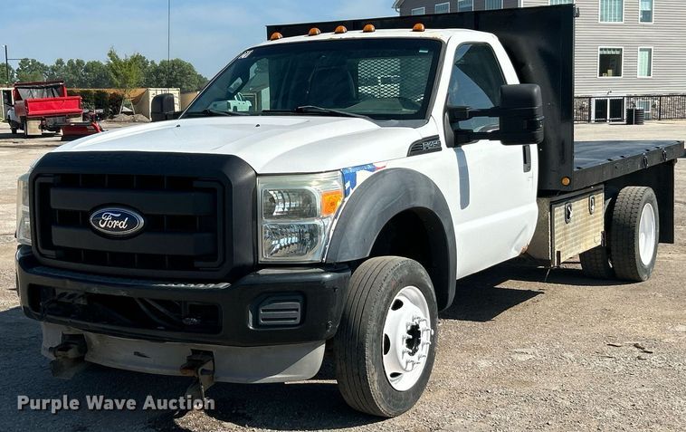 2011 Ford F450 Super Duty XL dump flatbed truck - EK8295
