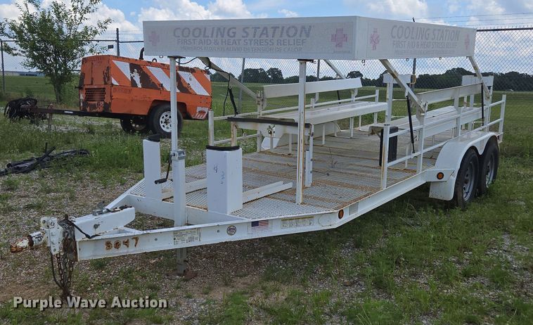 2013 Topeka Metal Specialties utility trailer - EN3916