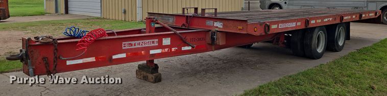 1999 Evaco D020T222T tilt deck equipment trailer - EN8205