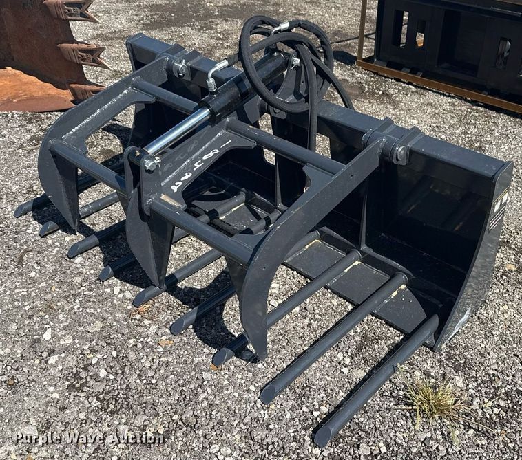 2025 Wolverine MFG-13-63W skid steer rock grapple bucket - DS3814