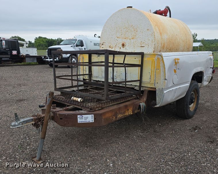Shop built fuel trailer - DT6982
