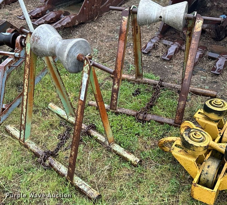 (2) pipe rollers - DU9276