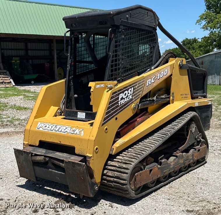 2007 ASV Posi-Track RC-100 tracked skid steer loader - DU9937