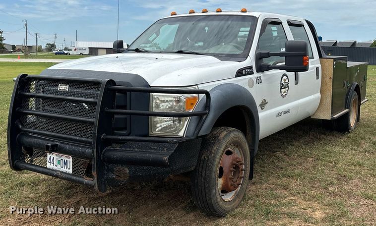 2012 Ford F550 Super Duty XL Crew Cab utility / service truck - DW7138