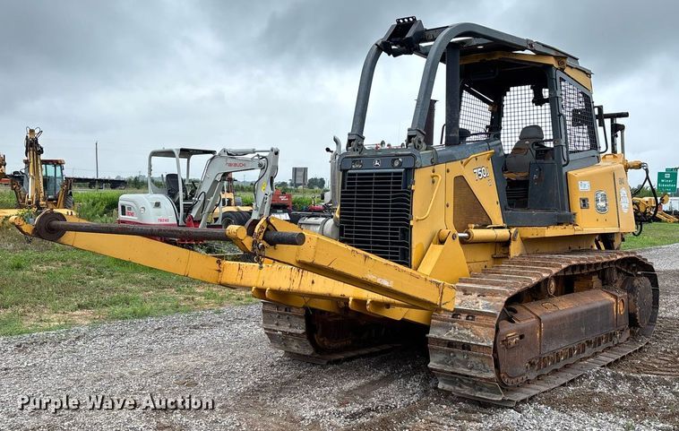 2008 John Deere 750J LT vibratory cable plow - DW7139
