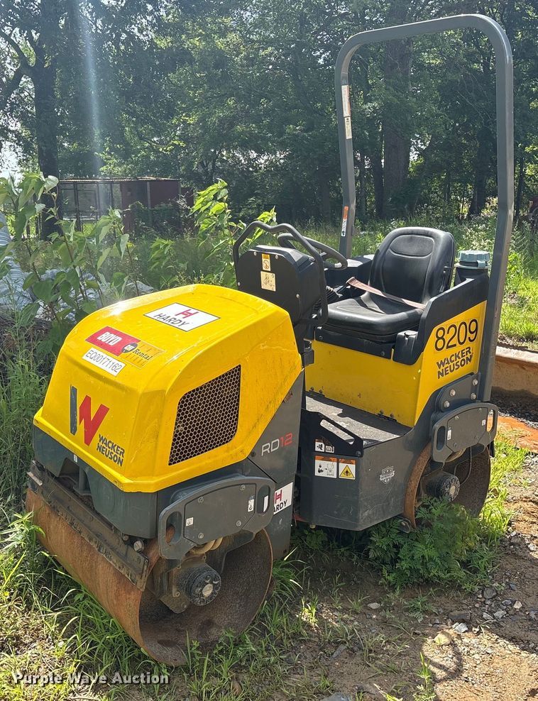 2021 Wacker Neuson RD12 double drum vibratory roller - DY0674