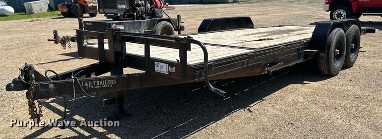 2022 L&D trailers tilt deck utility trailer - EB2706