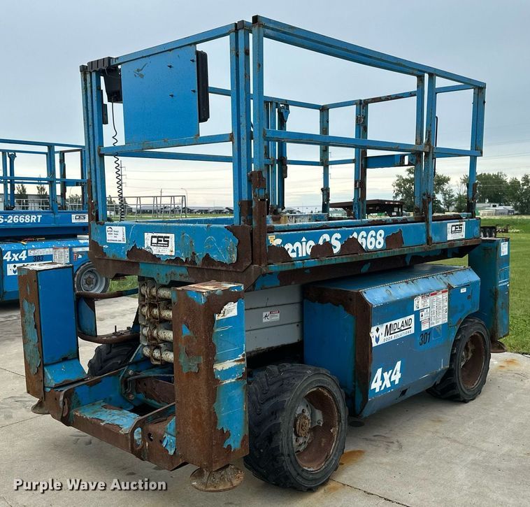 Genie GS-2668 Scissor or Vertical Lift For Sale | Purple