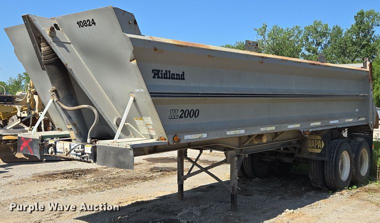 2001 Midland XL 2000 end dump trailer - EF1656