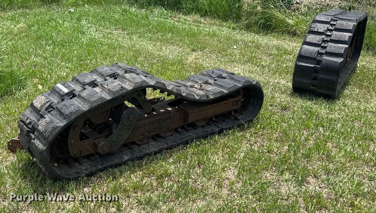2) Caterpillar skid steer track assemblies - EG6655