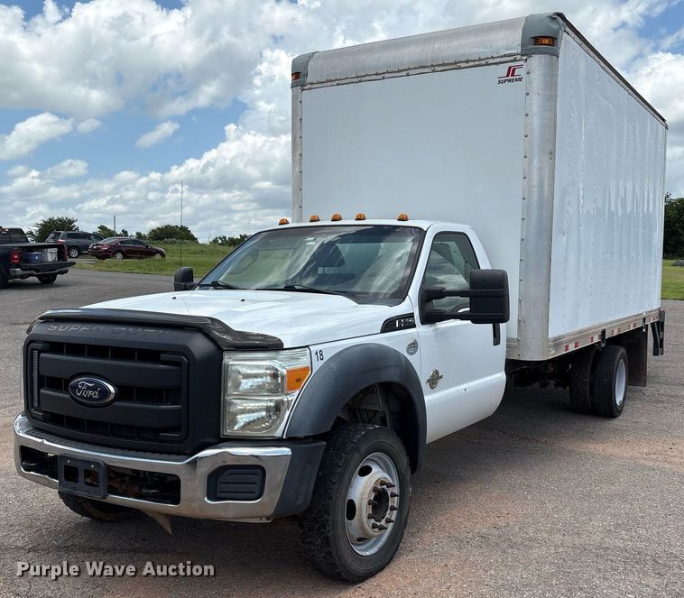 2012 Ford F550 Super Duty XL box truck - EL2152