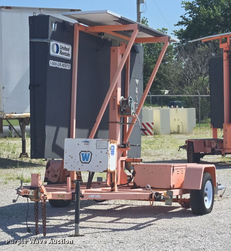 Wanco message board trailer  - EN3893