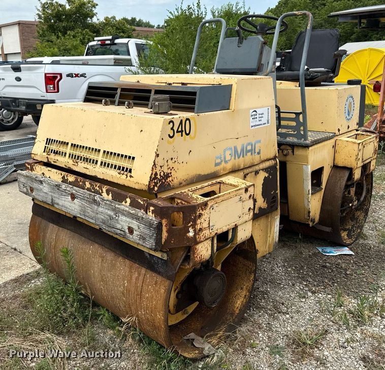 1993 Bomag BW120AD-2 double drum roller - ED4316