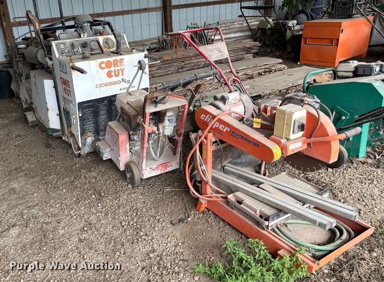 (4) concrete saws - ED4321