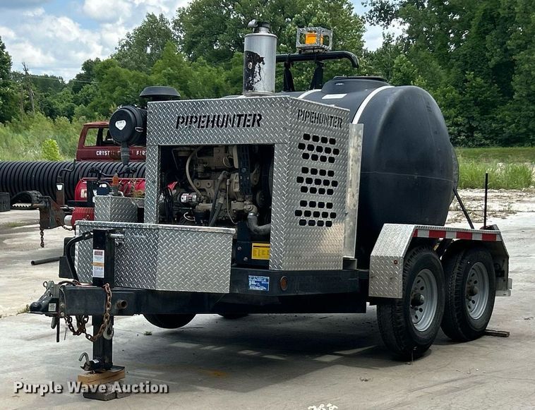 2014 Pipehunter 700 sewer jetter trailer - EK8265