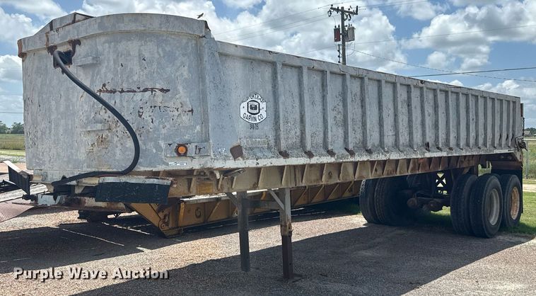 1984 Lufkin TD31 30/27 end dump trailer - HI9309