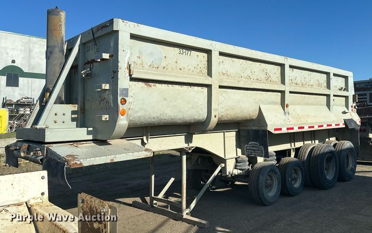 1988 CMC FTS25 end dump trailer - EB2728