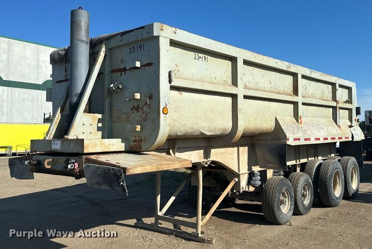 1988 CMC FTS25 end dump trailer - EB2729