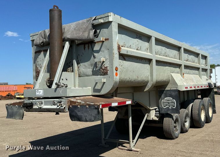 1988 CM FTS25 end dump trailer - EB2739