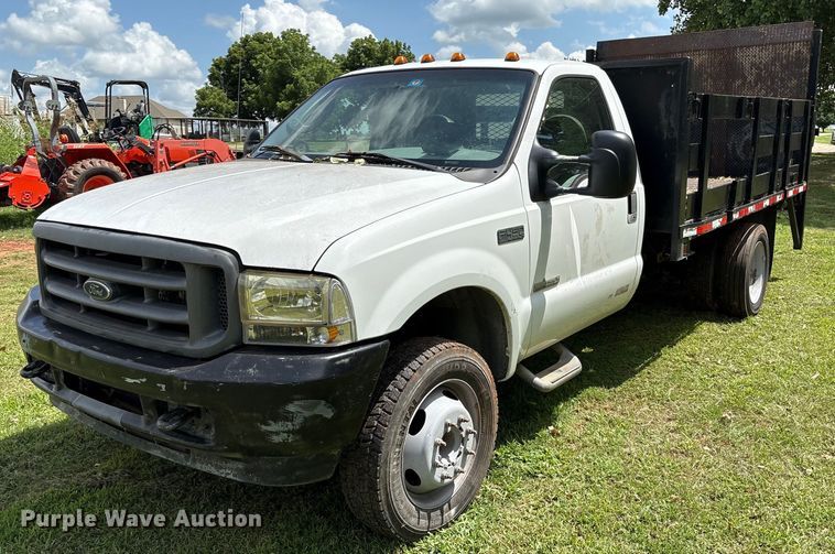 2004 Ford F450 Super Duty XL flatbed truck - EL2155