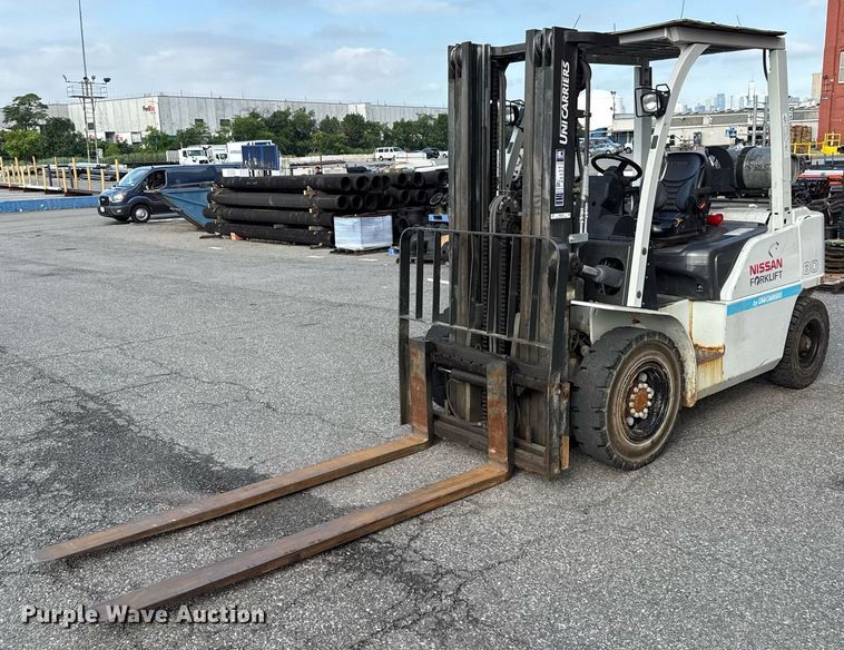 2013 Nissan PF80YLP forklift - MZ9391
