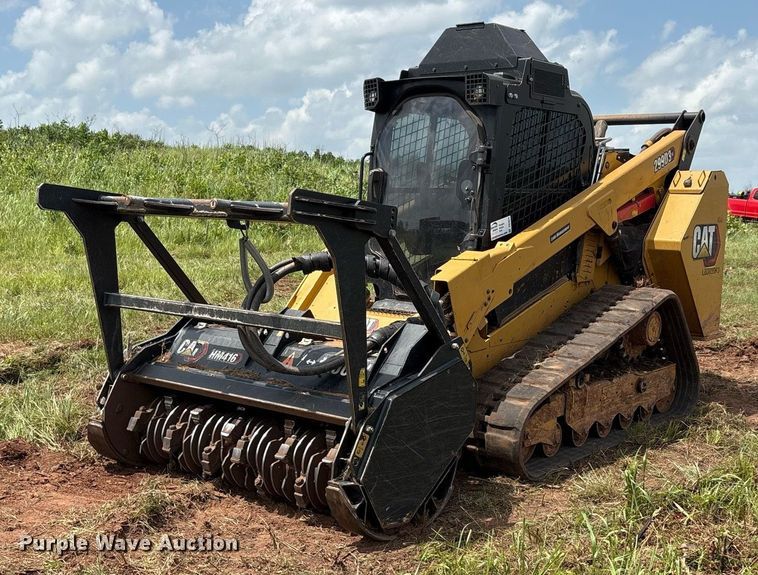 2023 Caterpillar 299D3 XE forestry tracked skid steer loader - DS3824
