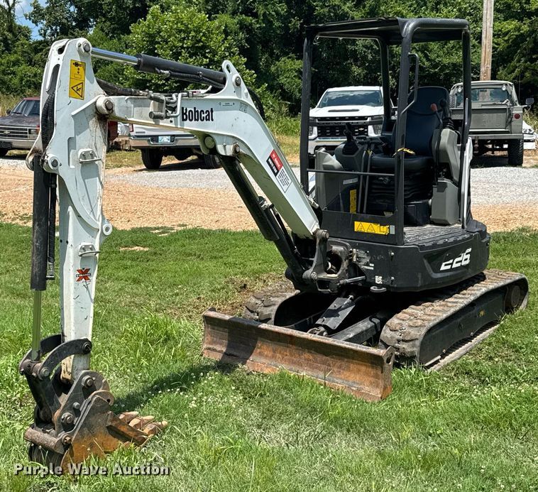 2022 Bobcat E26 mini excavator - DU9338