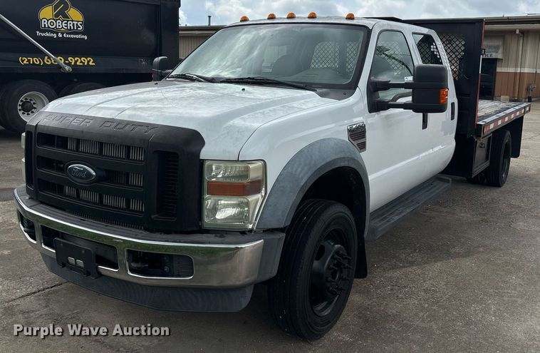 2008 Ford F450 Super Duty XL flatbed truck - DW7189