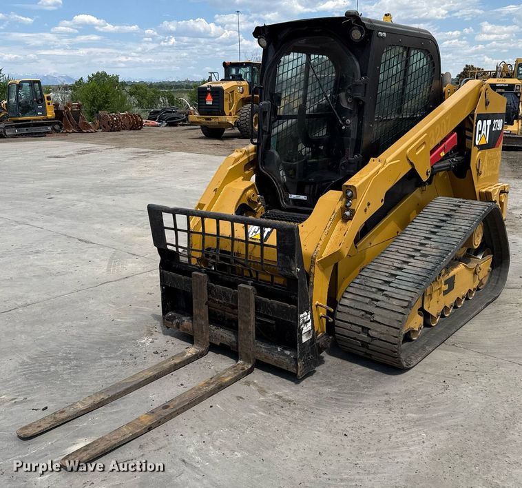 2017 Caterpillar 279D tracked skid steer loader - DZ8680