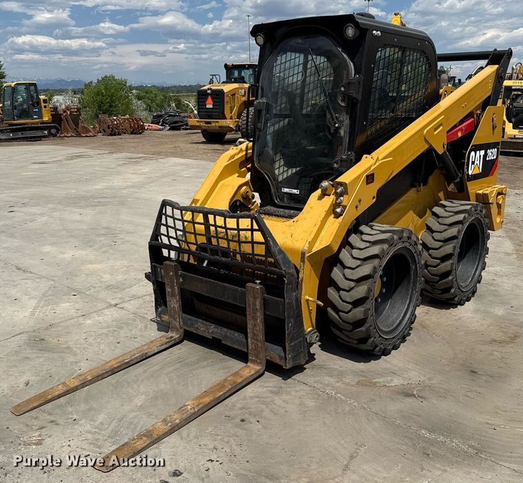 2018 Caterpillar 262D skid steer loader - DZ8682