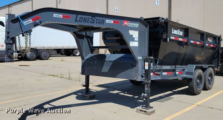 2024 Metalium Industries Lone Star roll off dumpster trailer - EA2470