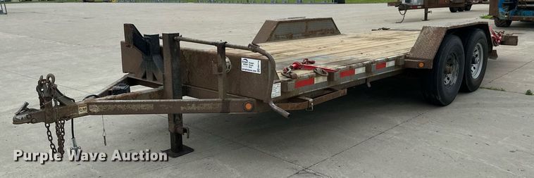 2020 ABU Trailers tilt deck equipment trailer - EB2719