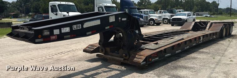 2012 Pitts Trailers lowboy equipment trailer - EC3726
