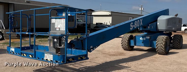 2012 Genie S-80X boom lift - ED5789