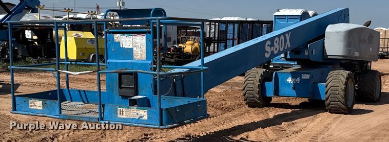 2010 Genie S-80X boom lift - ED5791
