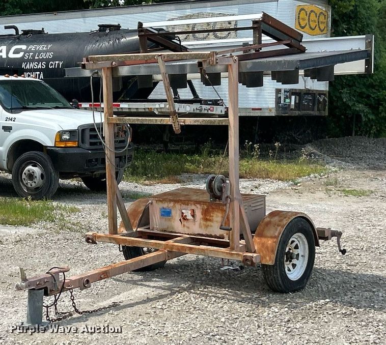 Wanco arrow board trailer - EK8317