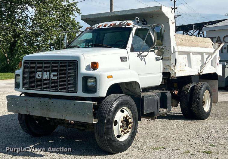 2000 GMC C7500 dump truck - EK8335