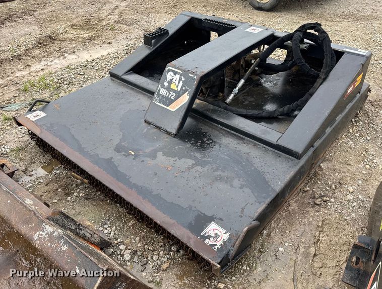 Caterpillar BR172 skid steer rotary mower - EN4681