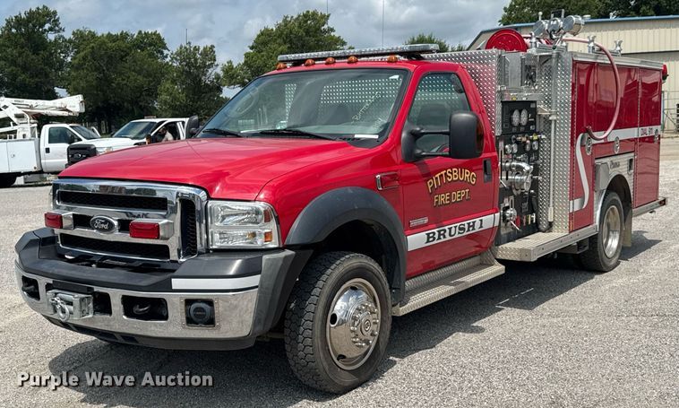 2006 Ford F550 pumper fire truck - DU9376