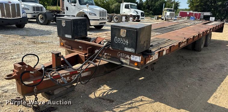 1997 Dakota  PDLX20TC31 tilt deck equipment trailer - DW3406