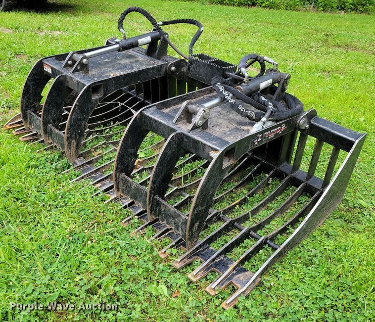 Legend skid steer rock grapple bucket - DX7173