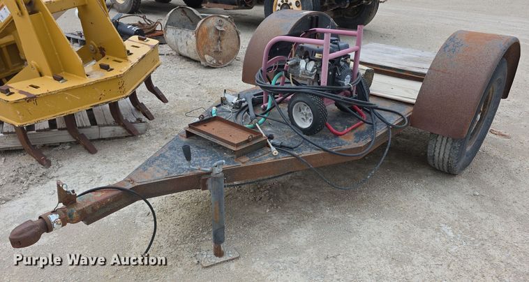 Shop built power washing trailer - DZ6007