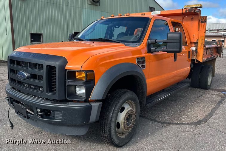 2009 Ford F450 Super Duty XL Crew Cab dump truck - EB2771