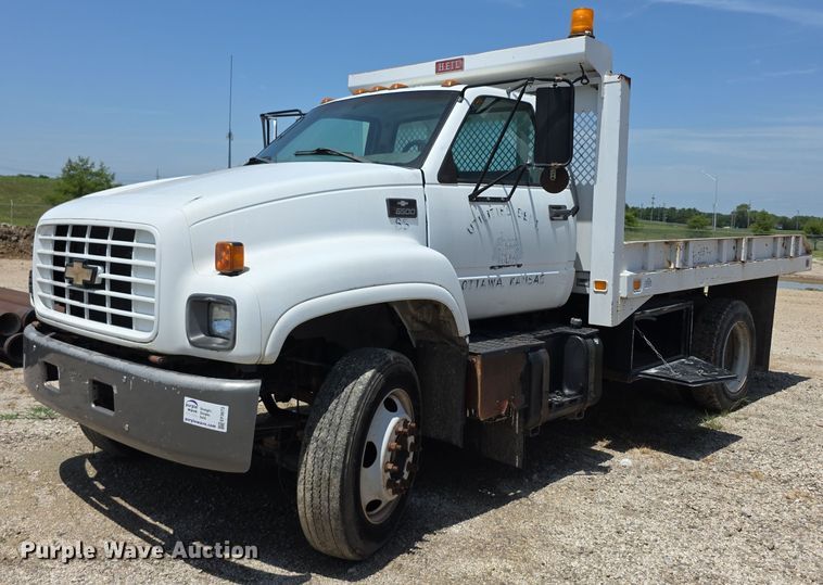 1999 Chevrolet C6500 dump flatbed truck - EF3673