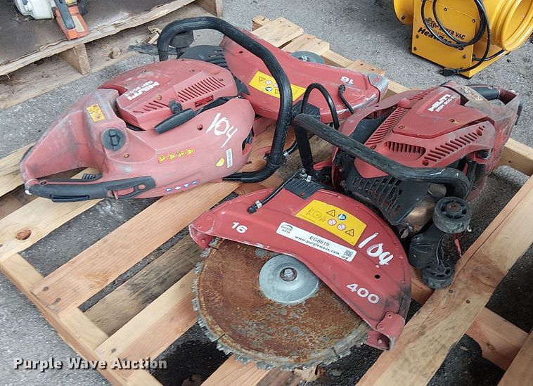 (2) Hilti DSH900-X concrete saw - EG8619